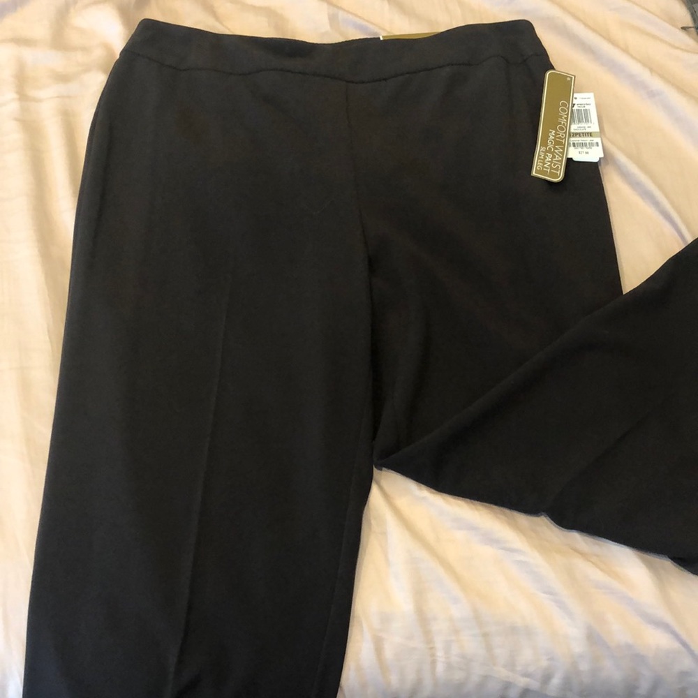JM Collection, Magic Pant, 12 Petite, Chocolate, NWT